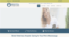Desktop Screenshot of bristolveterinaryhospital.com